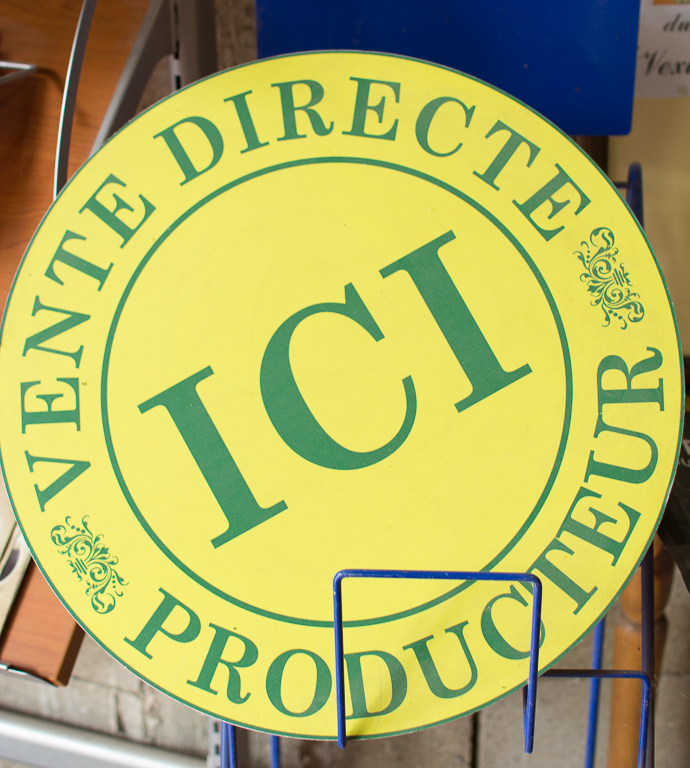 Ecriteau - Vente Directe Producteurs 