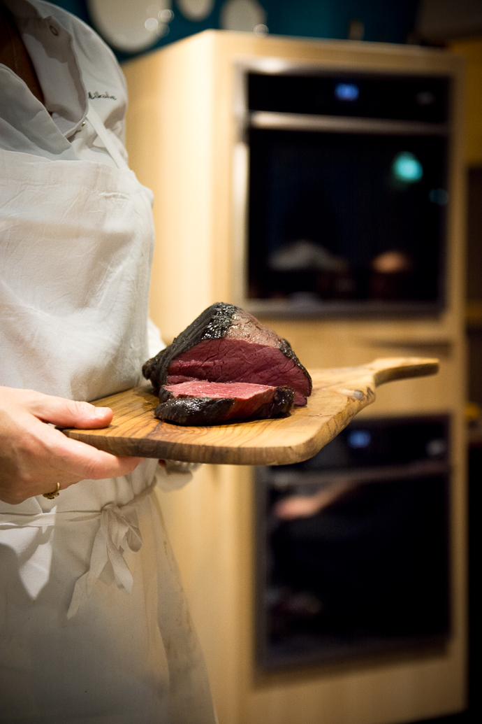 Pièce de viande au Restaurant l'Auberge Flora à Paris