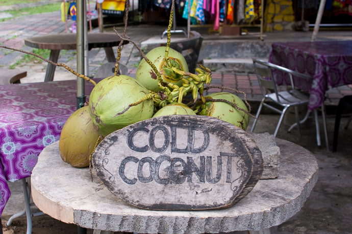 Des noix de coco fraîches, Langkawi, Malaisie