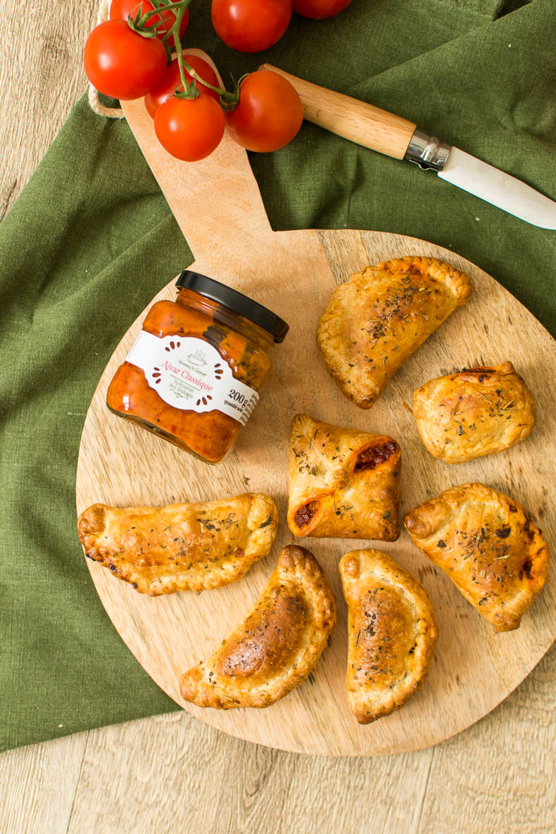 recette d'apéritif aux poivrons et à la tomate - empanadas d'Argentine