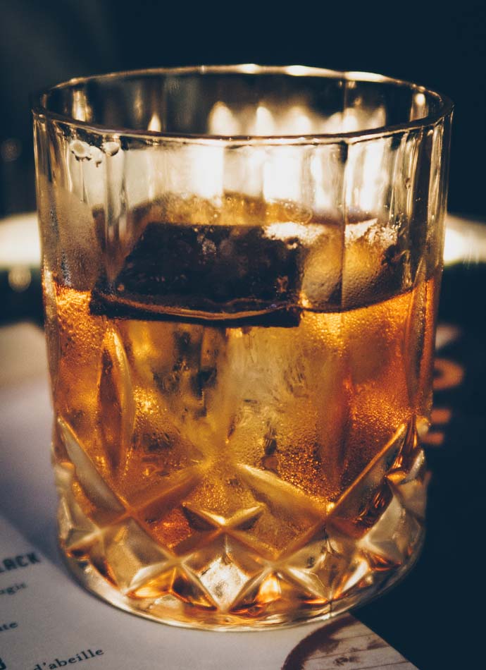 recette de cocktail du jefrey's bar - whisky Jura chocolat