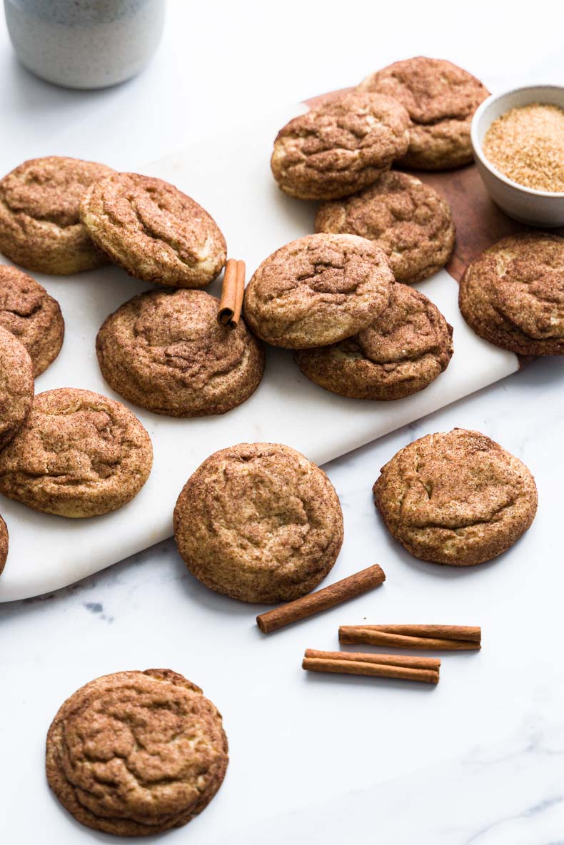 Snickerdoodles végétaliens - recette sans lactose