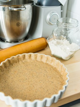 Faire une pâte à tarte salée à l'aide d'un robot pâtissier