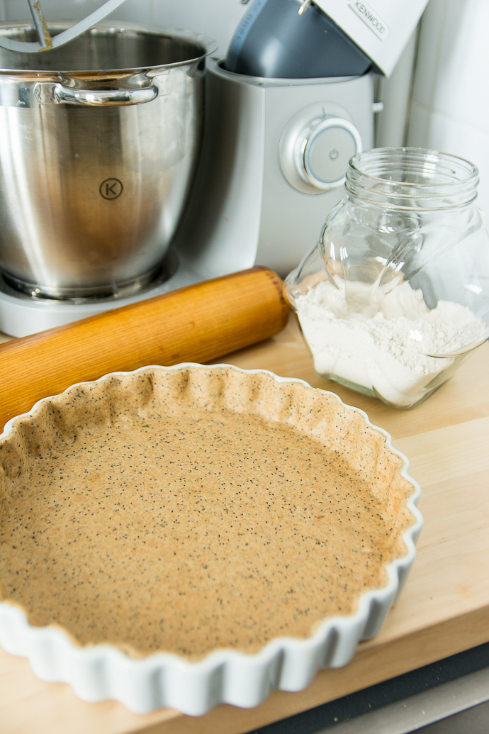 Faire une pâte à tarte salée à l'aide d'un robot pâtissier