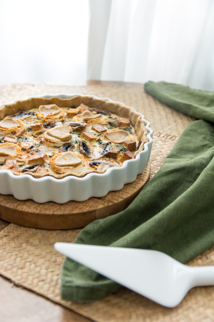 Recette de tarte au chèvre et épinards - maison de A à Z