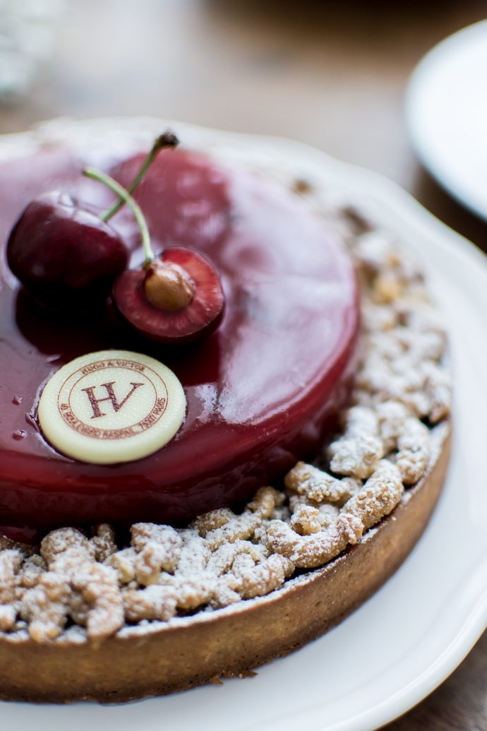 Tarte aux cerises griottes, crumble et délicatesse - Hugo & Victor