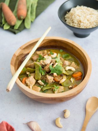 Recette de poulet au curry vert thaïlandais