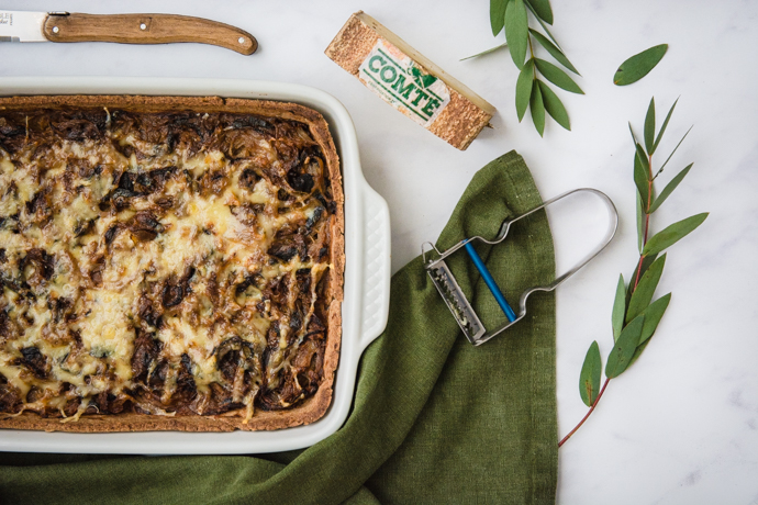 Et si vous optiez pour le Comté sur votre tarte à l'oignon ?