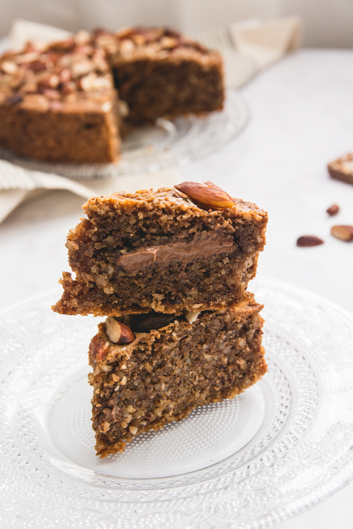 Brownie moelleux, insert coeur chocolat caramel et noisettes Favols