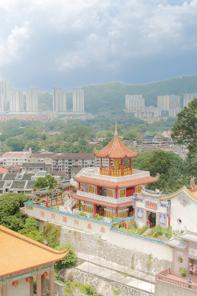 Kek Lok Si Temple, Penang, Malaisie - vue d'en haut