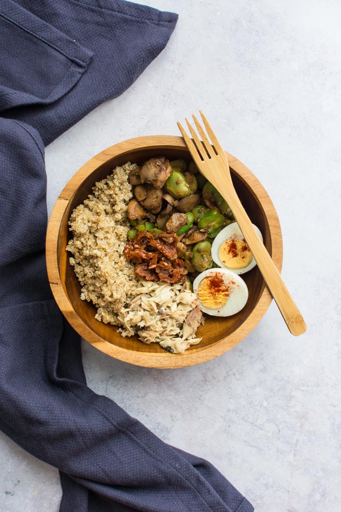 Une salade d'été sans verdure mais riche en protéines avec le nouveau superfood : le maquereau