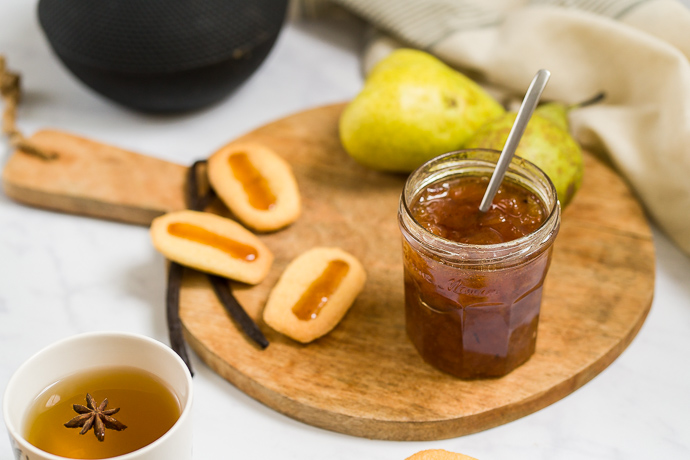 Desserts maison : les barquettes à la confiture de poire