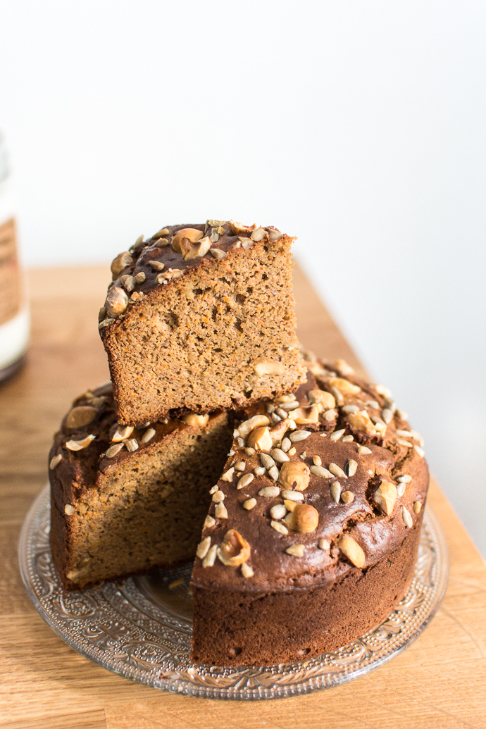 Carrot Cake avec de gros morceaux de noisette, pour ajouter du croquant à vos desserts !