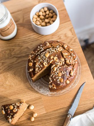 Carrot Cake à la farine de quinoa et sucre de dattes