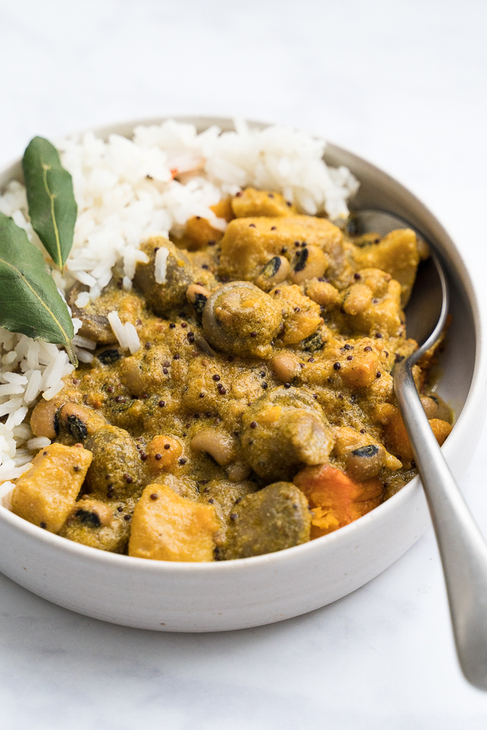 Curry de légumes d'hiver crémeux - recette végétarienne
