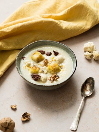 Recette de soupe de chou-fleur et lait de chanvre