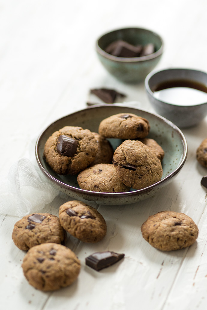 Recette de cookies au chocolat et noisette - sans beurre