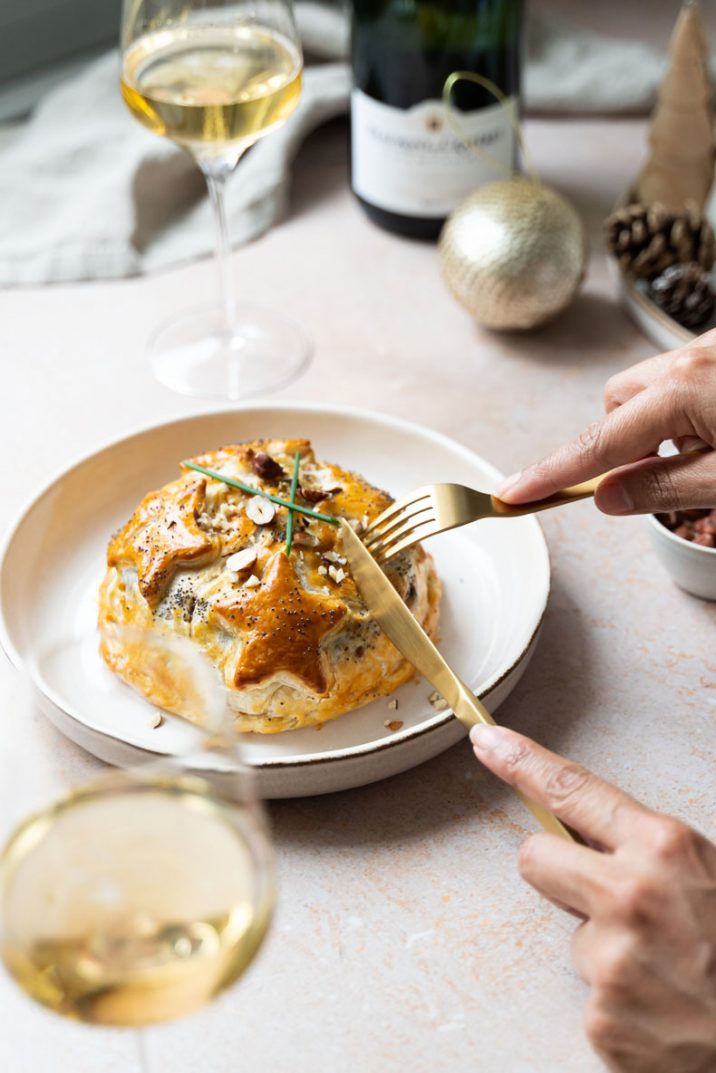 Faire son camembert feuilleté au chutney de coings maison - recette de Noël