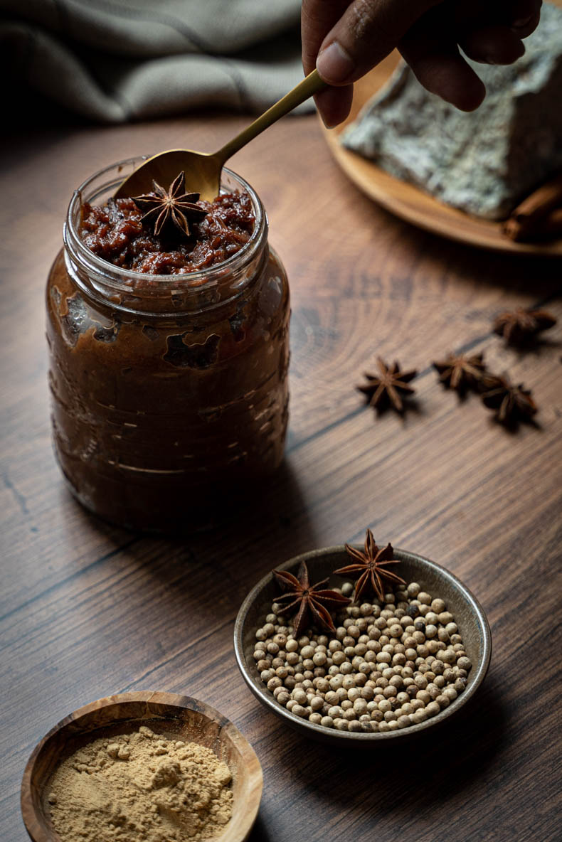 Chutney aux coings & épices - recette sans lactose ni gluten