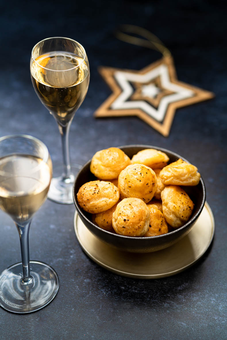 Gougères au Comté pour l'apéritif - sans lactose