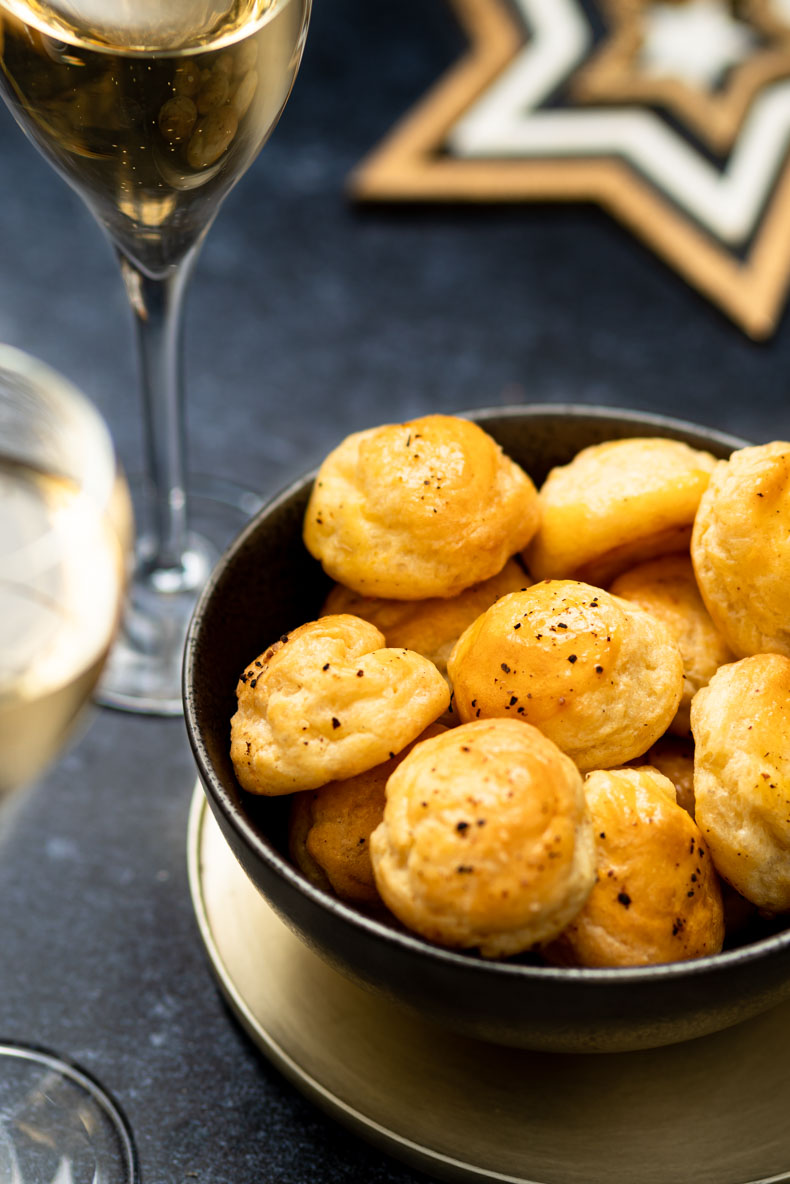 Recette inratable pour des gougères au fromage - recette sans lactose