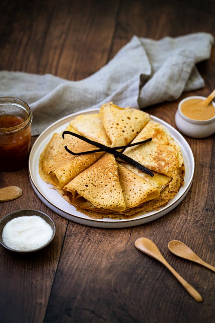 Crêpes sénégalaises sucrées à la banane plantain