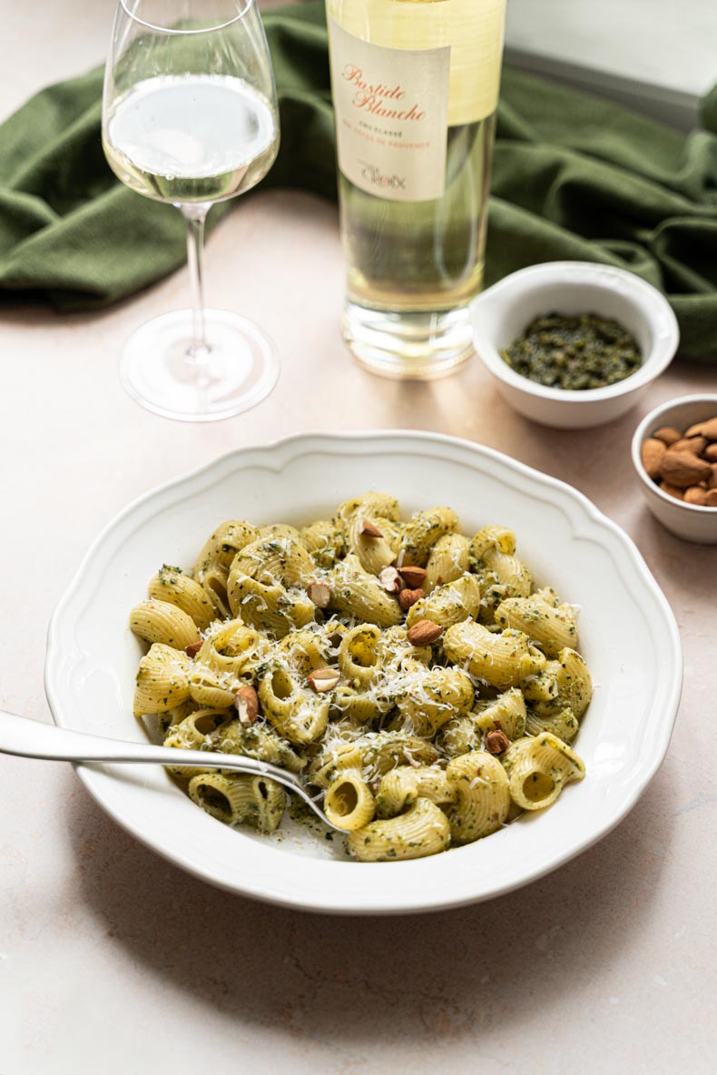 Utilisez votre pesto maison pour faire un bon plat de pâtes 0 déchet