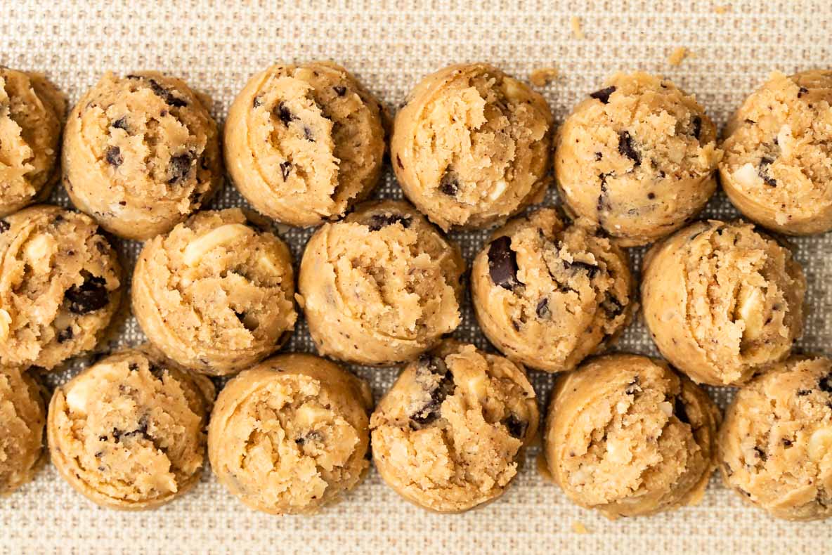 Cookies sans lactose - chocolat blanc & noir