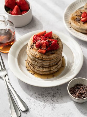 Pancakes de sarrasin sans lactose - recette pour brunchs, petits-déjeuners & goûters