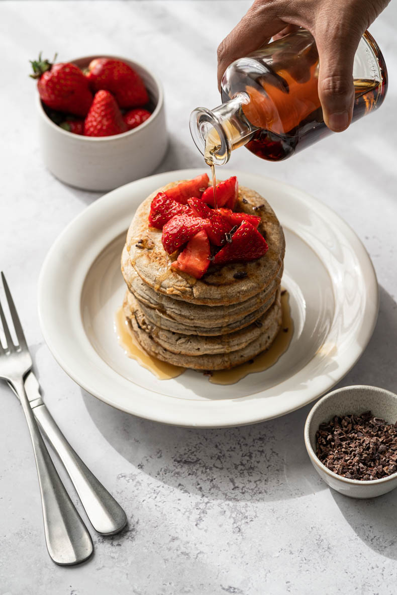 Pancakes au sarrasin - recette sans lactose