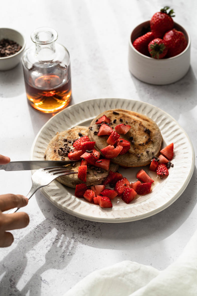 Pancakes au sarrasin parfait pour le brunch !