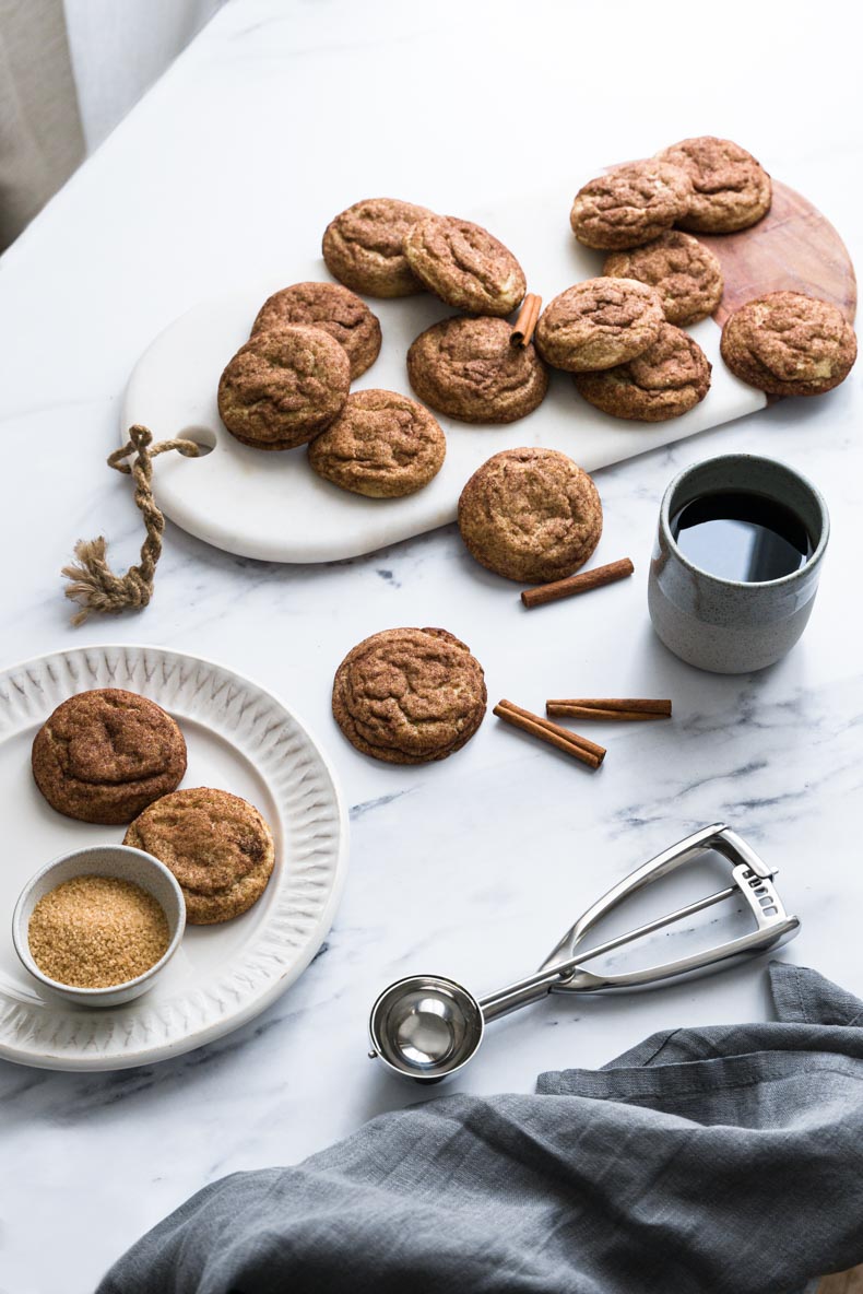 Faire des snickerdoodles comme aux USA - recette sans lactose