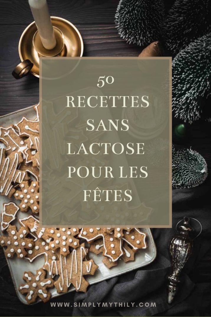 +de 50 recettes sans lactose pour les fêtes - Réveillons, Noël et Nouvel An